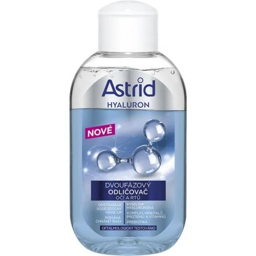 Astrid Hyaluron dvoufázový odličovač očí a rtů 125ml