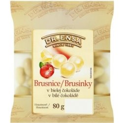 Dr.Ensa brusinky v bílé čokoládě 80g