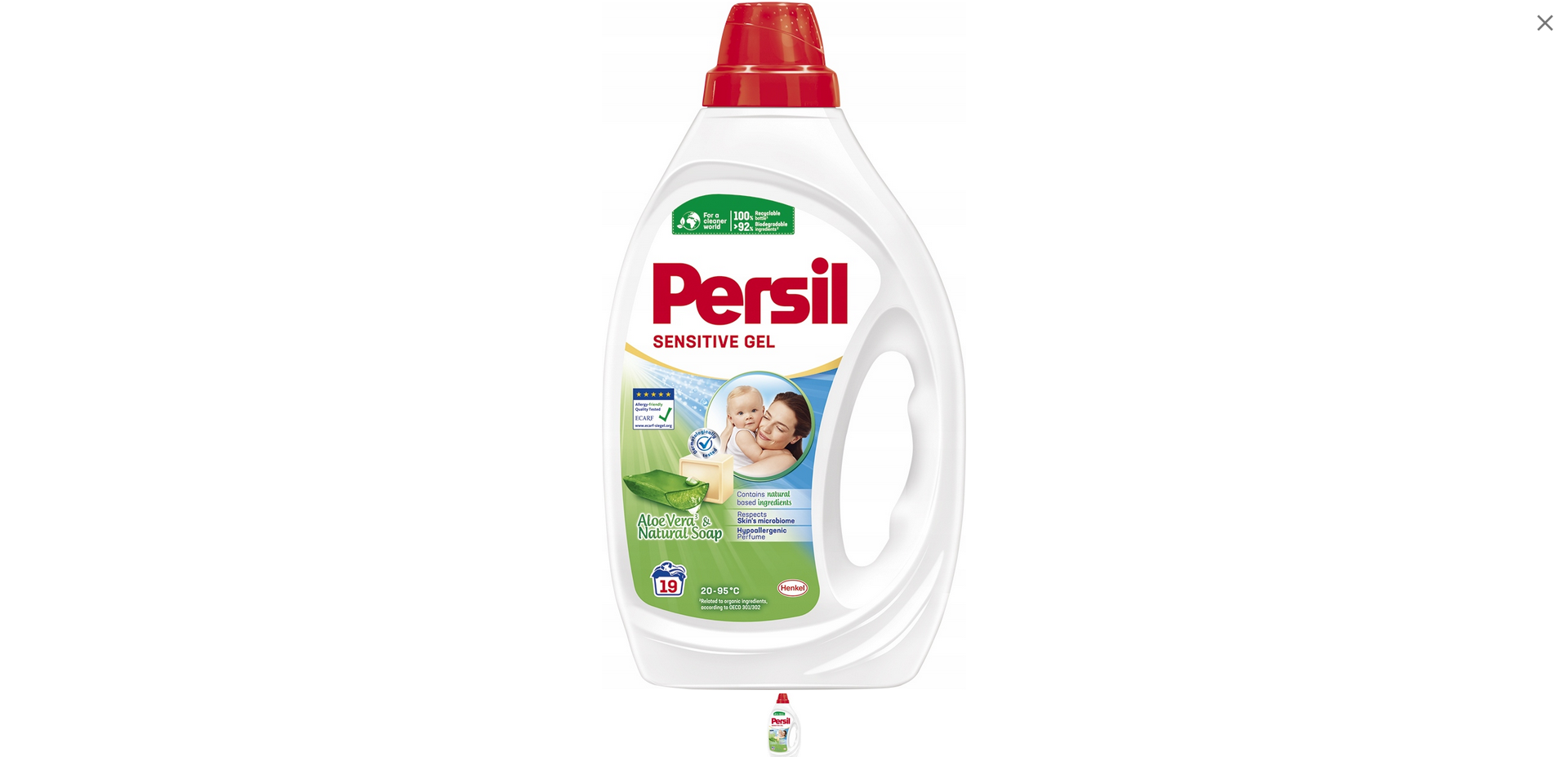 Persil prací gel deep clean sensitive 19p 860ml 