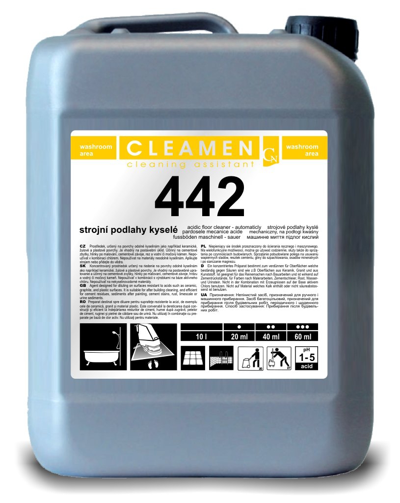Cleamen 442 podlahy kyselé 5 l