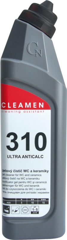 Cleamen 310 gelový čistič na WC a keramiku 750 ml