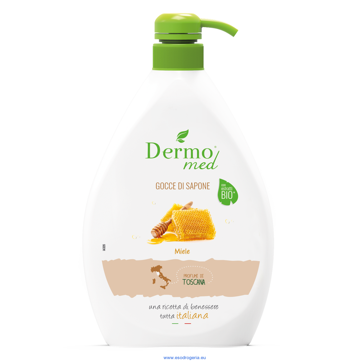 Dermomed BIO Honey sprchový gel 1 l