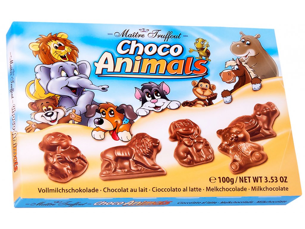 Maitre Truffout Choco Animals čokoládová zvířátka 100g