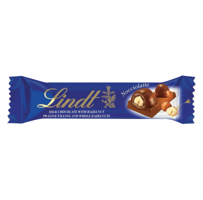 Lindt Lindor Noccionoir mléčná čokoládová tyčinka 35 g