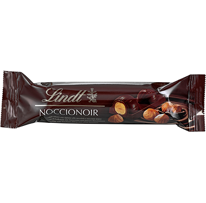 Lindt Lindor Noccionoir hořká čokoládová tyčinka 35 g