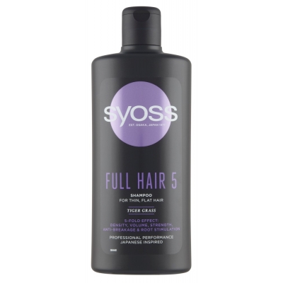 Syoss Full Hair 5 šampon pro slabé a jemné vlasy 440 ml