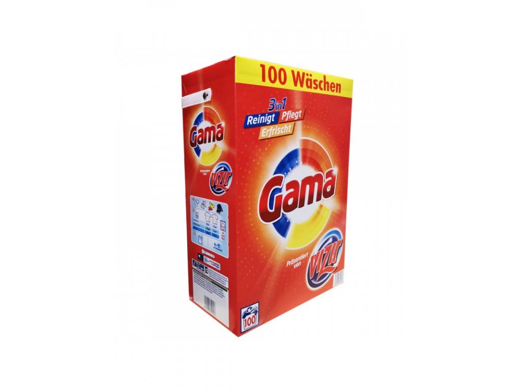 Gama (Vizir) prací prášek 5,85kg-90W Universal 
