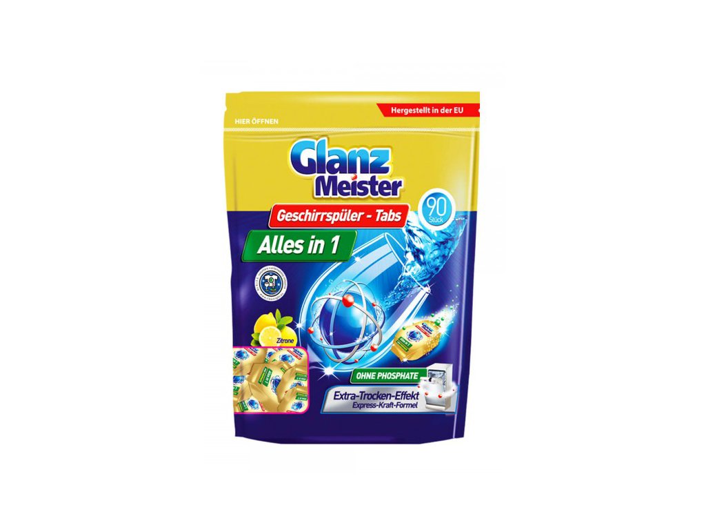 Glanz Meister tablety do myčky Alles in 1 - 90ks 