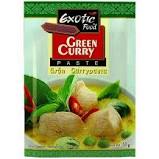 Zelená kari pasta Exotic Food 50 g 