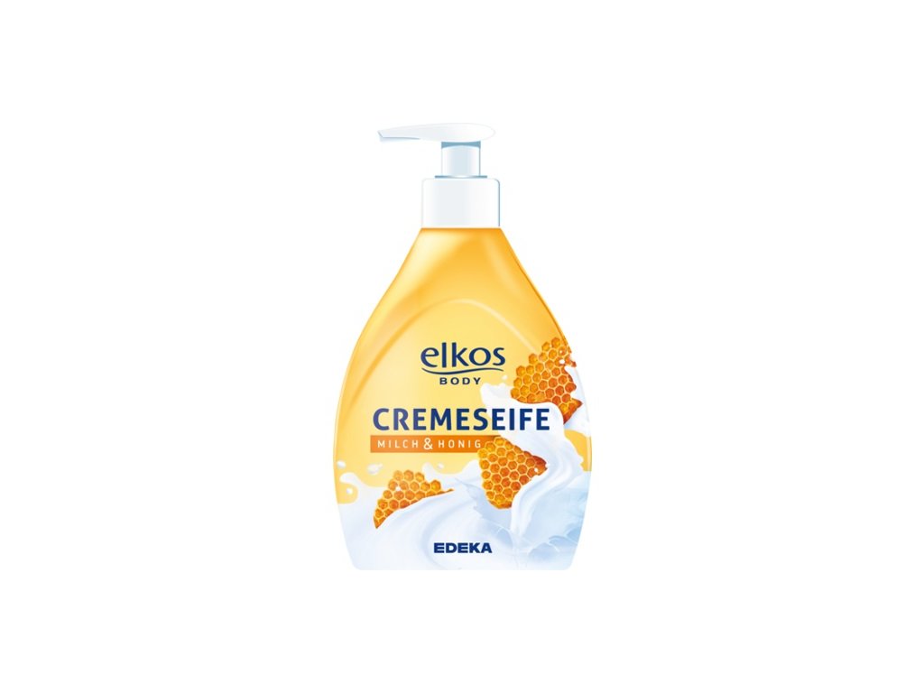 Elkos mléko a med tekuté mýdlo 500 ml 