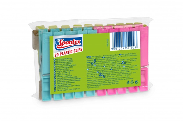 Spontex Kolíčky na prádlo plastové 20 ks