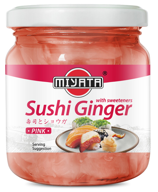 Miyata sushi nakládaný zázvor růžový 190g 