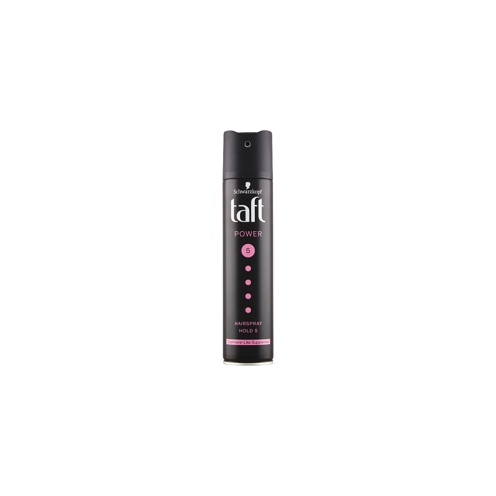 Taft Power Cashmere, lak na vlasy mega silná fixace, síla fixace 5, 250 ml 