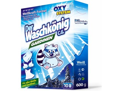 Waschkönig Gardinen prací prášek 600 g  