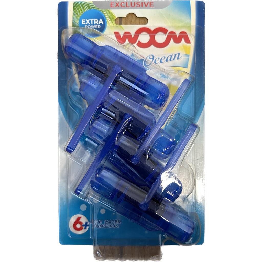 wOOm WC závěska 4x50g barvící - Ocean 
