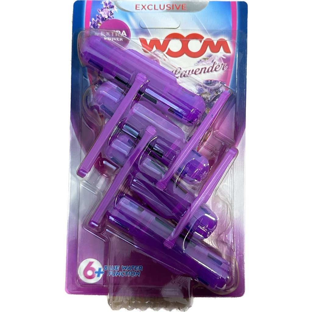 wOOm WC závěska 4x50g barvící - Lavender 