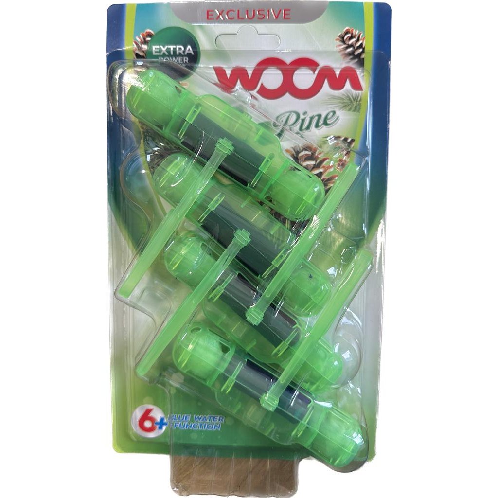 wOOm WC závěska 4x50g barvící - Pine 