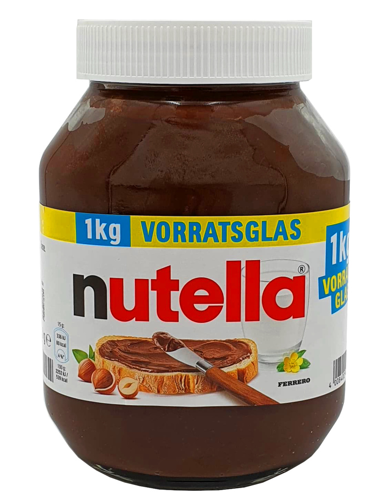 Nutella 1 kg - originál Německo