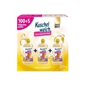 Kuschelweich prací gel 3x1,925L - 105W Glucksmoment Color