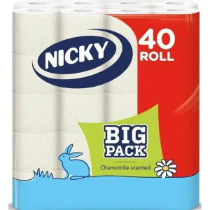 Toaletní papír Nicky 3vrst. 40ks 
