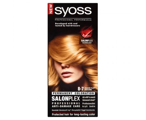 Syoss Professional barva na vlasy 8 - 7 medově plavý