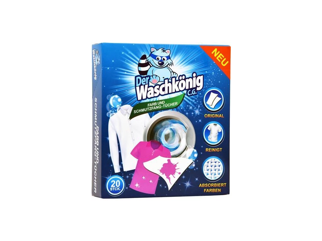 Waschkönig ubrousky proti zabarvení prádla - 20ks 
